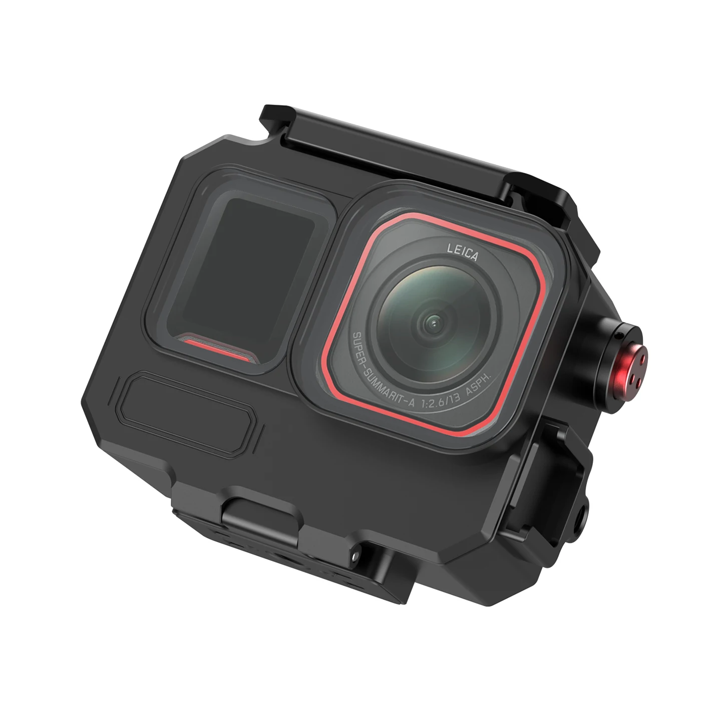 Für Insta360 Ace Pro 2, Ace Pro Tauchen Fall 80M Unterwasser Schutz Käfig Gehäuse Rahmen Kalten Schuh Quick Release licht Halter – Detail 7