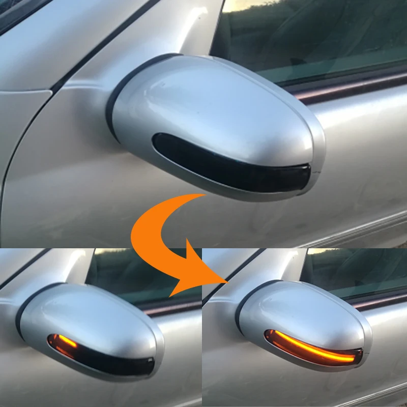 ޸  C Ŭ W211 W203 S203 CL203 2001-2007 LED  õ, ̴  ̳ Ŀ, ̵ ̷ Ʈ, 2 