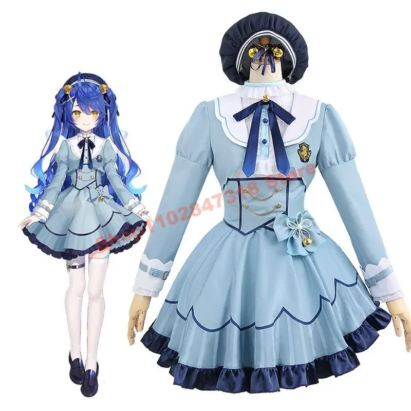 

Nijisanji Amamiya Kokoro Cosplay Costume Virtual YouTuber Girls' Princess Dress Anime Vtuber Live Streaming Clothing