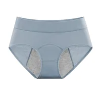 Culotte Menstruelle Taille Haute en Coton, Sous-Vêtement Menstruel 6
