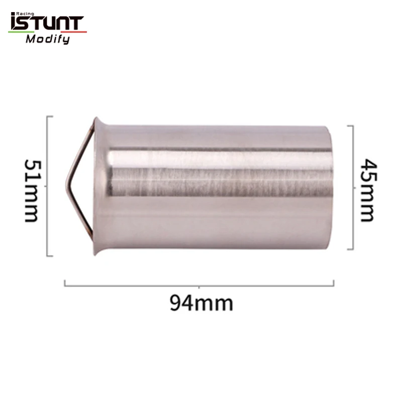 Universal Motorcycle Exhaust Pipe Escape Moto 51mm Catalyst Muffler Silencer Insert Removable DB Killer Eliminate Noise Mesh - Image 4