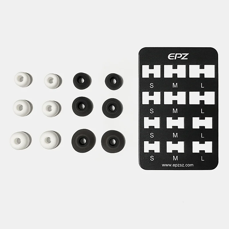 이어폰 용 EPZ 이어폰 이어팁 실리콘 커버 캡 교체 이어 버드 IEM 이어 버드 이어 캡 이어 플러그 이어 패드 쿠션 12Pcs