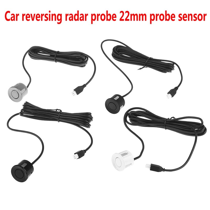 

Car 22MM Parking Sensor Backup Radar Parktronic Reverse Probe Ultrasonic Black White Gray Sensor