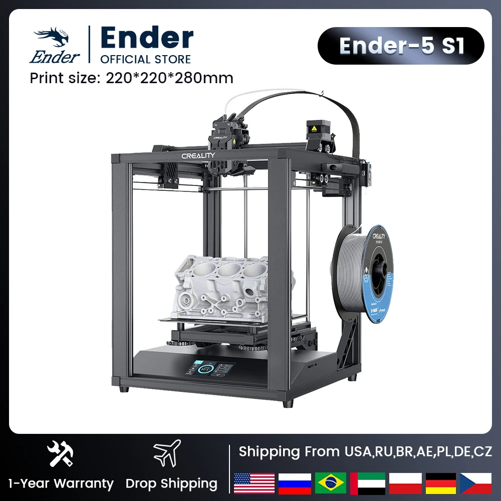 CREALITY Ender-5 S1 3Dプリンター 本体 Amazon | 【直営店 CREALITY Ender-5 S1 3Dプリンター 本体 Amazon | 【直営店