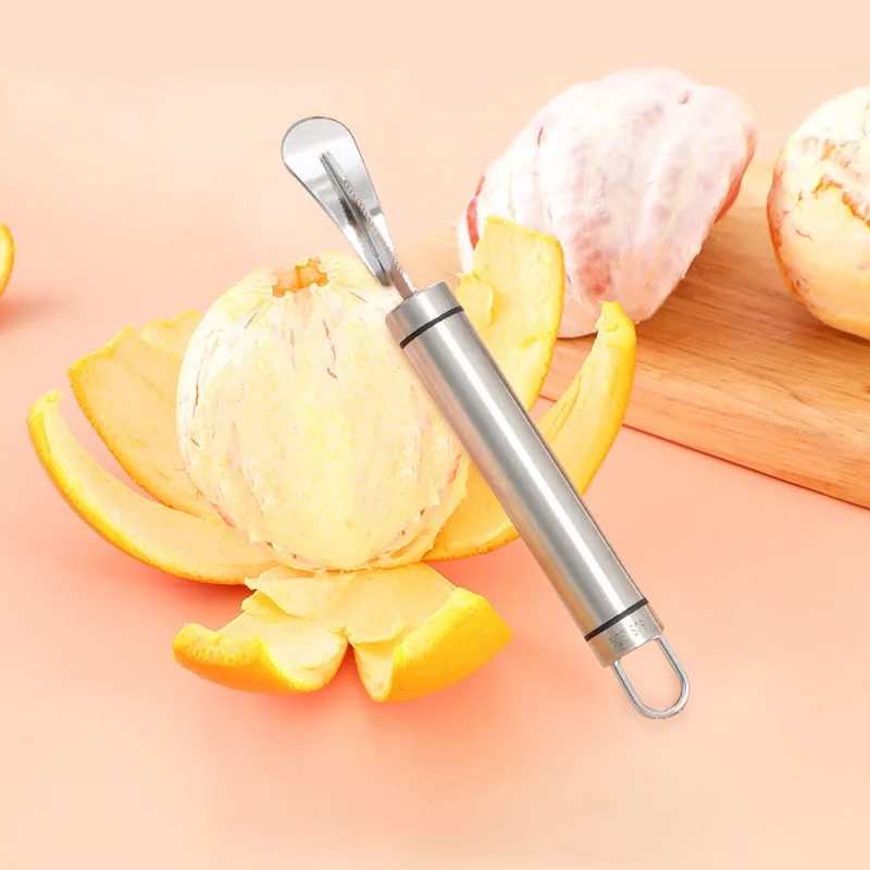 Fruit Grapefruit Opener Cutter Stainless Steel Pomelo Orange Stripper  Peeler Practical Cutting Gadgets Manual Lemon Peeler Knife - AliExpress