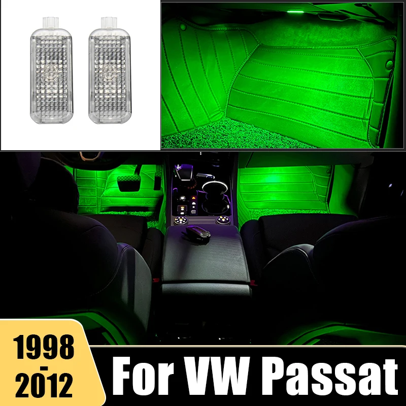 

New LED Car Footwell Light Ambient Lamps Multiple Modes Decoration Accessories For VW Passat B5 B61998-2012 CC/ CC 35 2009-2017