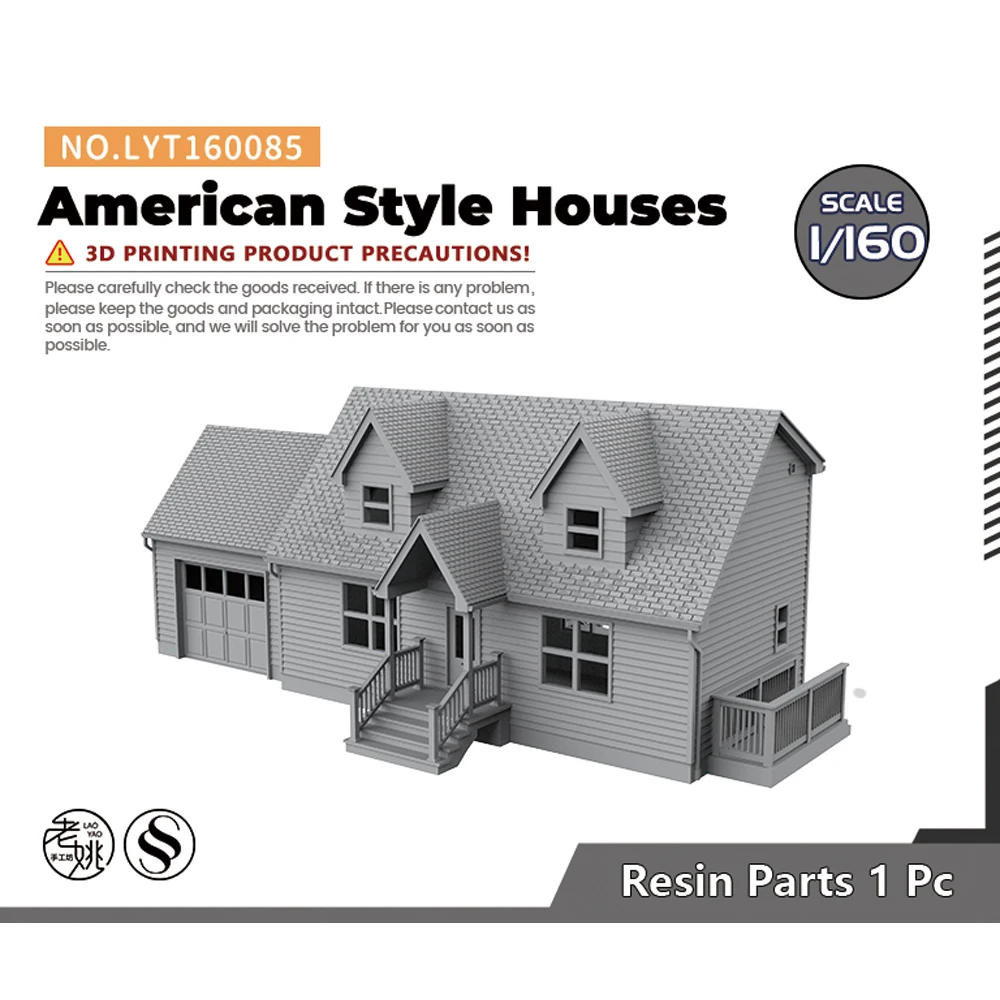 Yao's Studio LYT085 1/160 1/220 American Style Houses Model Display Type 2 model building kits
