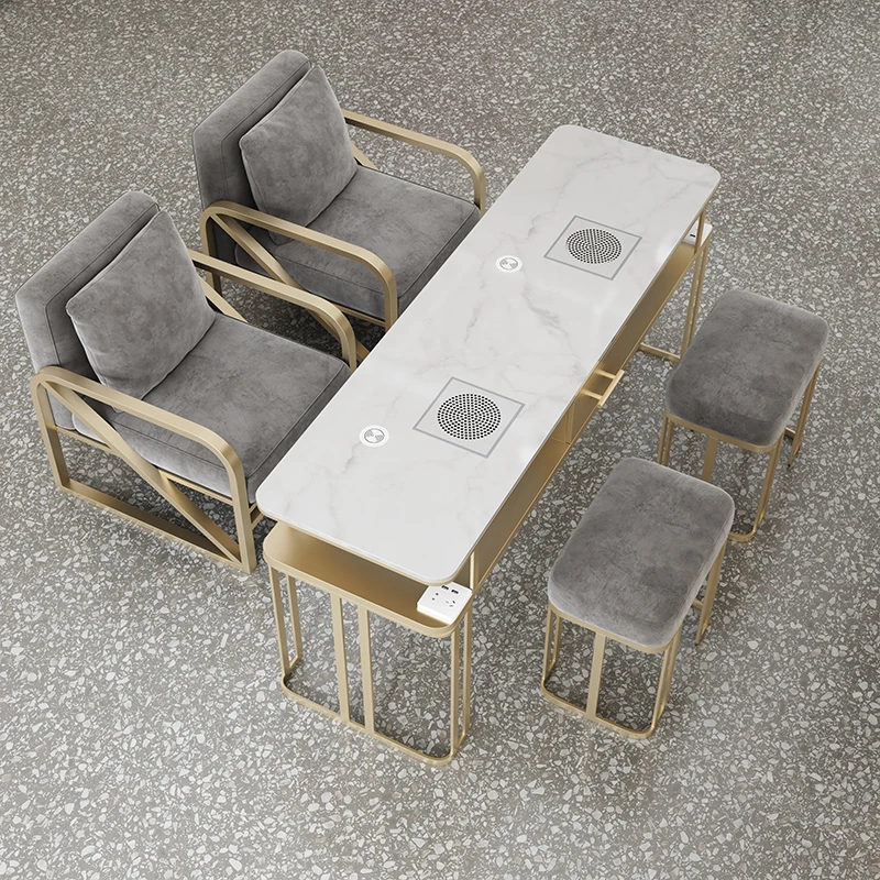 Foldable Design Nail Desk European Profesional Workstation Mobile Nail Desk Accessories Kawaii Tavolo Per Unghie Furniture