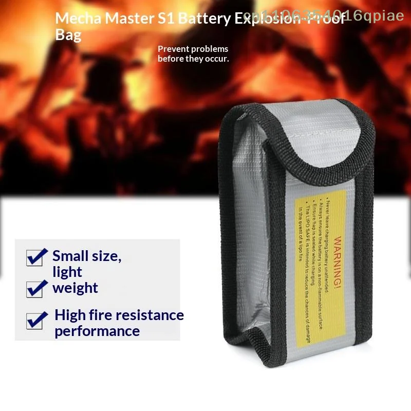 Sac de Sécurité pour Batterie Lipo Ignifuge Anti-Explosion
