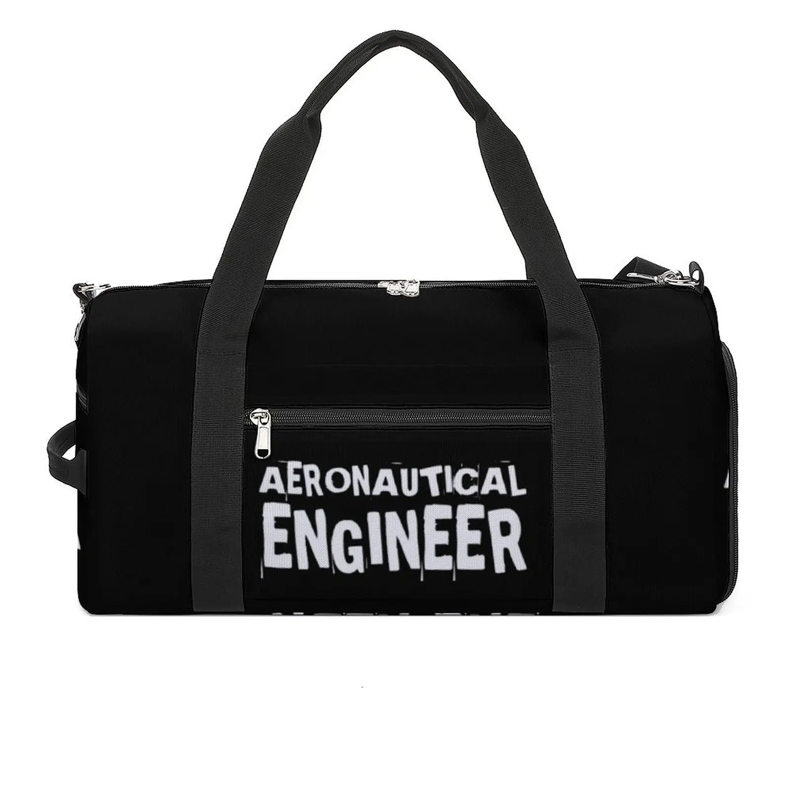 

Trust Me Im An Engineer Sports Bags Vintage Letter Print Travel Training Gym Bag Handbags Men's Design Portable Fitness Bag