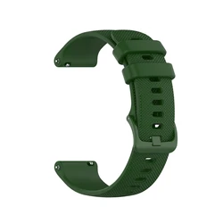 Versatile Silicone Watch Strap - Premium Adjustable Band Bracelet - 18mm Width (Dark green)
