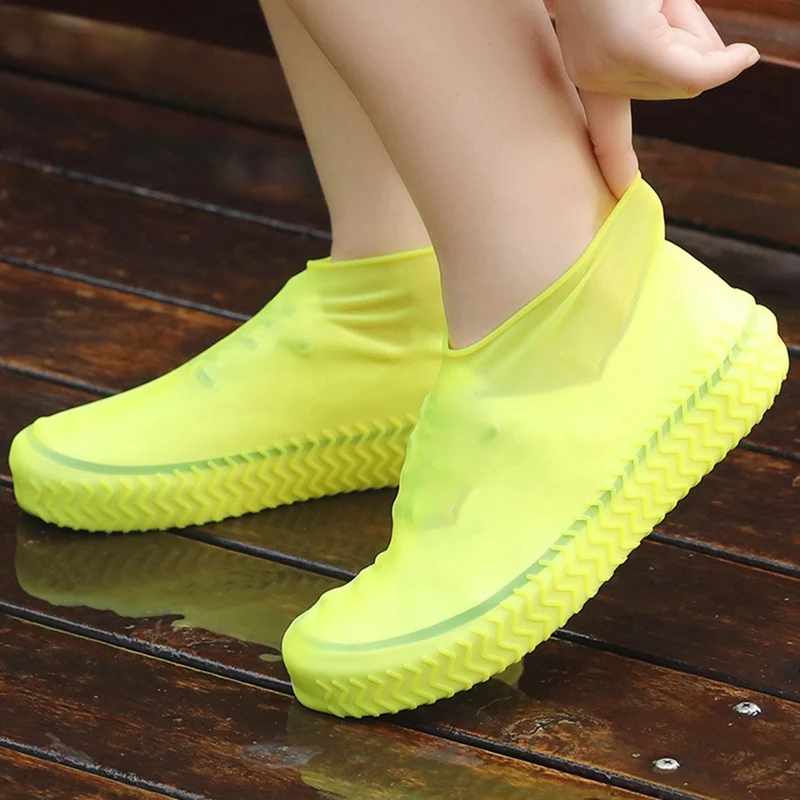 12PCS Silicone Waterproof Shoe Covers Overshoes Accessories For Outdoor Rainy Day