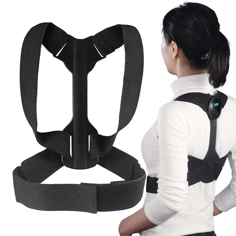 

Бандаж для осанки, поддержка верхней части позвоночника, бандаж для спины, выпрямитель, корректор плеч с интеллектуальной вибрацией для