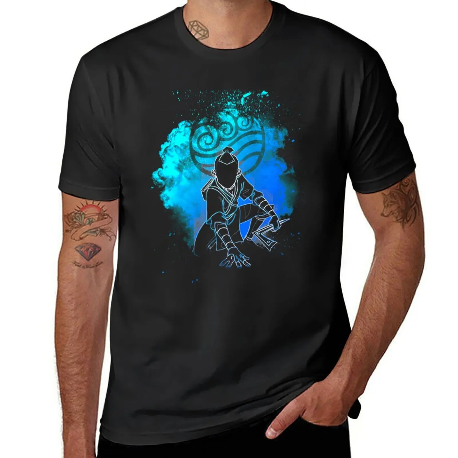 

Soul of the Waterbender T-Shirt summer top tees slim fit t shirts for men