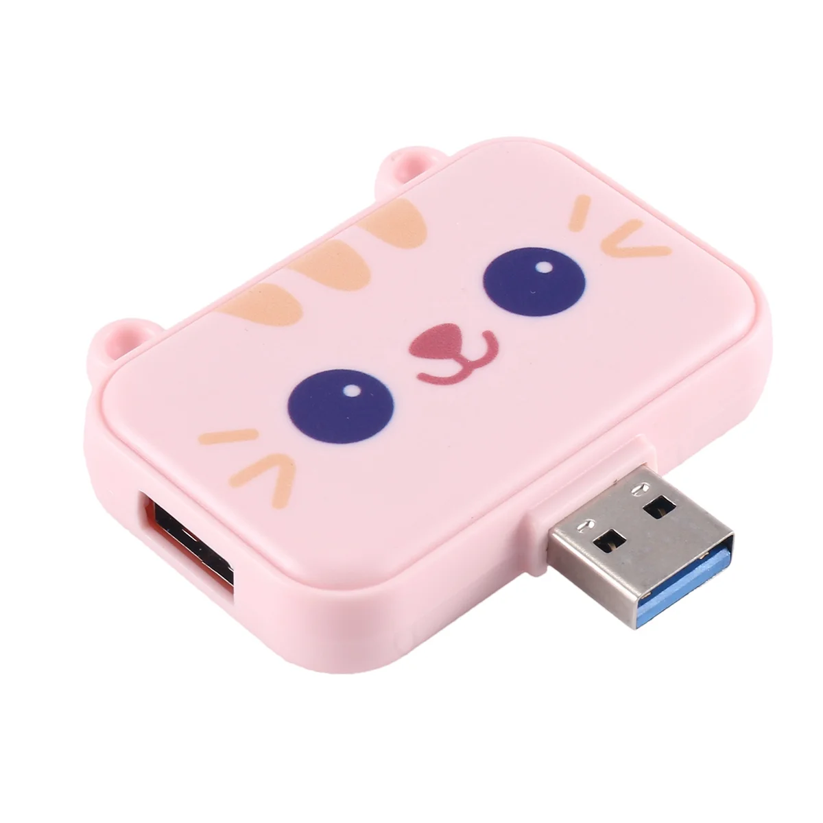 

Милое быстрое зарядное устройство USB 3,0 PD 60 Вт с портом Type C и HDMI, мультиразветвитель, адаптер для смартфонов (розовый, 3 а)