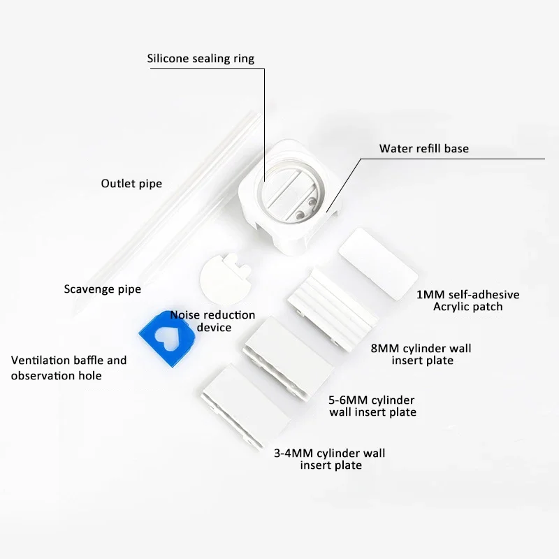 Convenient Small Automatic Water Replenisher Fish Tank Aquarium Water Adding Device Wall Mount Automatic Filter Dispenser