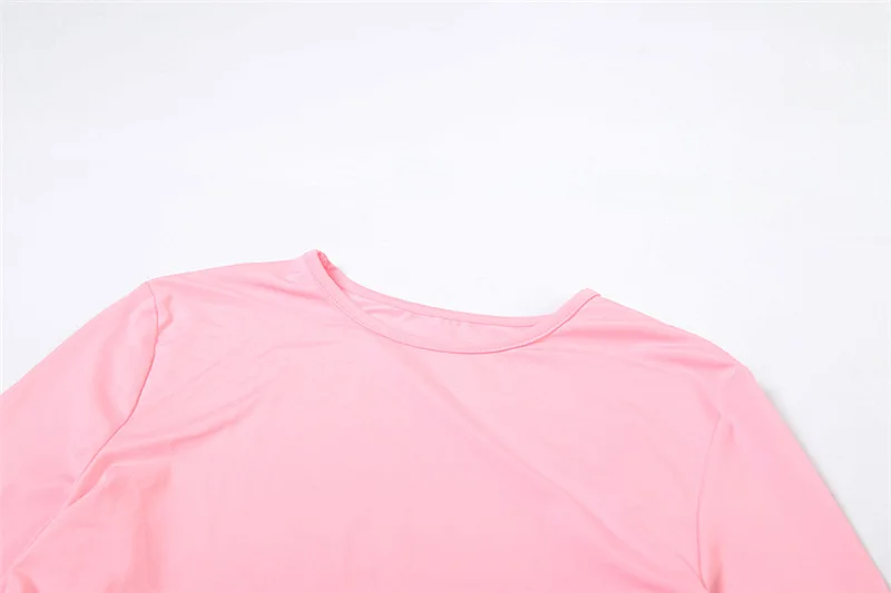 Mesh Ruffled Patchwork T-shirt Top For Women Long Sleeve High Waist Cropped Top Pullover Streetwear Female Slim Y2k Top