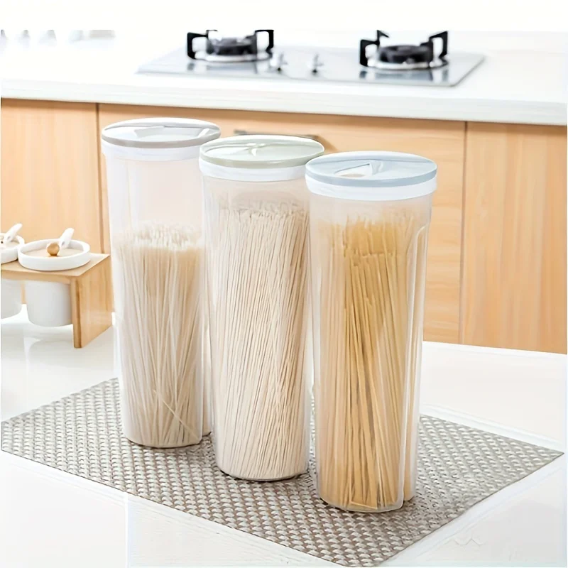 1 PC Noodle Fresh-keeping Box, Kitchen Grain Sealed Box, Refrigerator Fresh-keeping Box, Frozen Storage Box, Grain Storage Tank