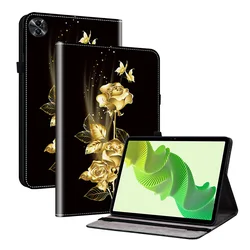 Premium Leather Tablet Stand Cover - Elegant PU Leather Protective Case for Realme Pad X (PSJ - 2)