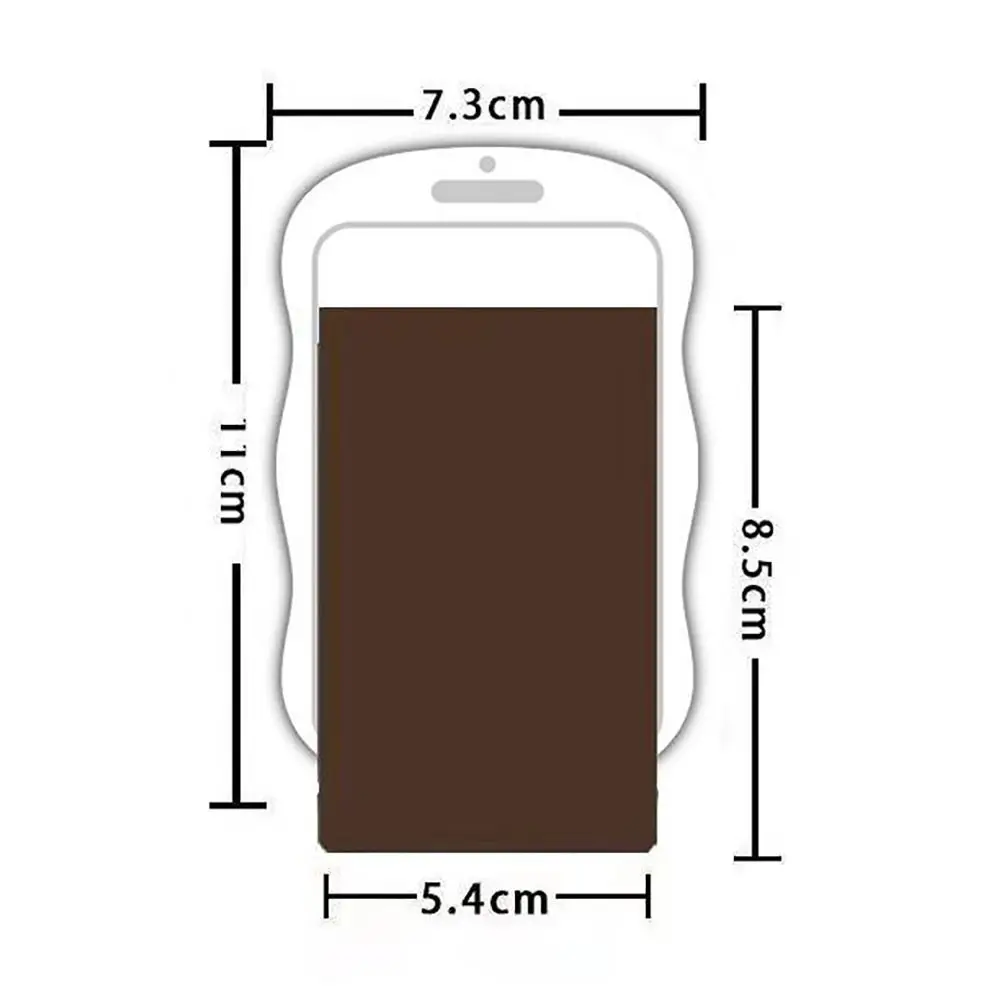 Soft Silicone Kpop Photocard Holder With Star Keychain Sliding Cover ID Cards Protective Case Spring Rope Photo Display Holder