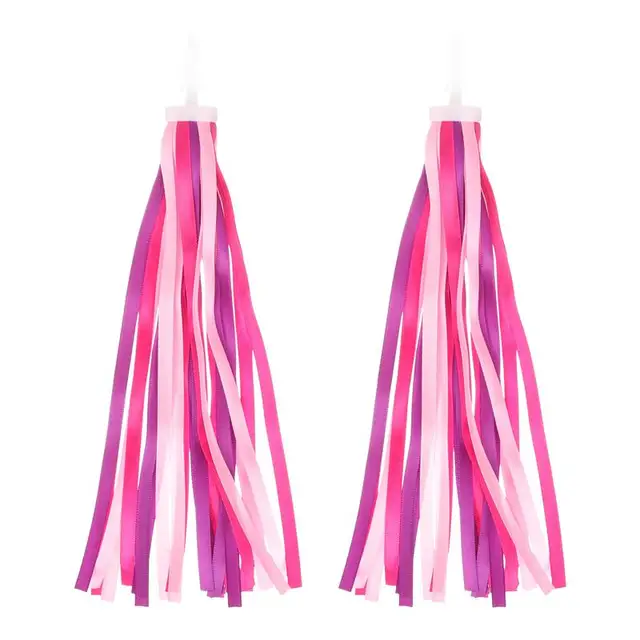 1 Pair of Children Bike Streamers Kids Bike Handlebar Ribbons Decorative Bike Streamers Bike Supplies 1