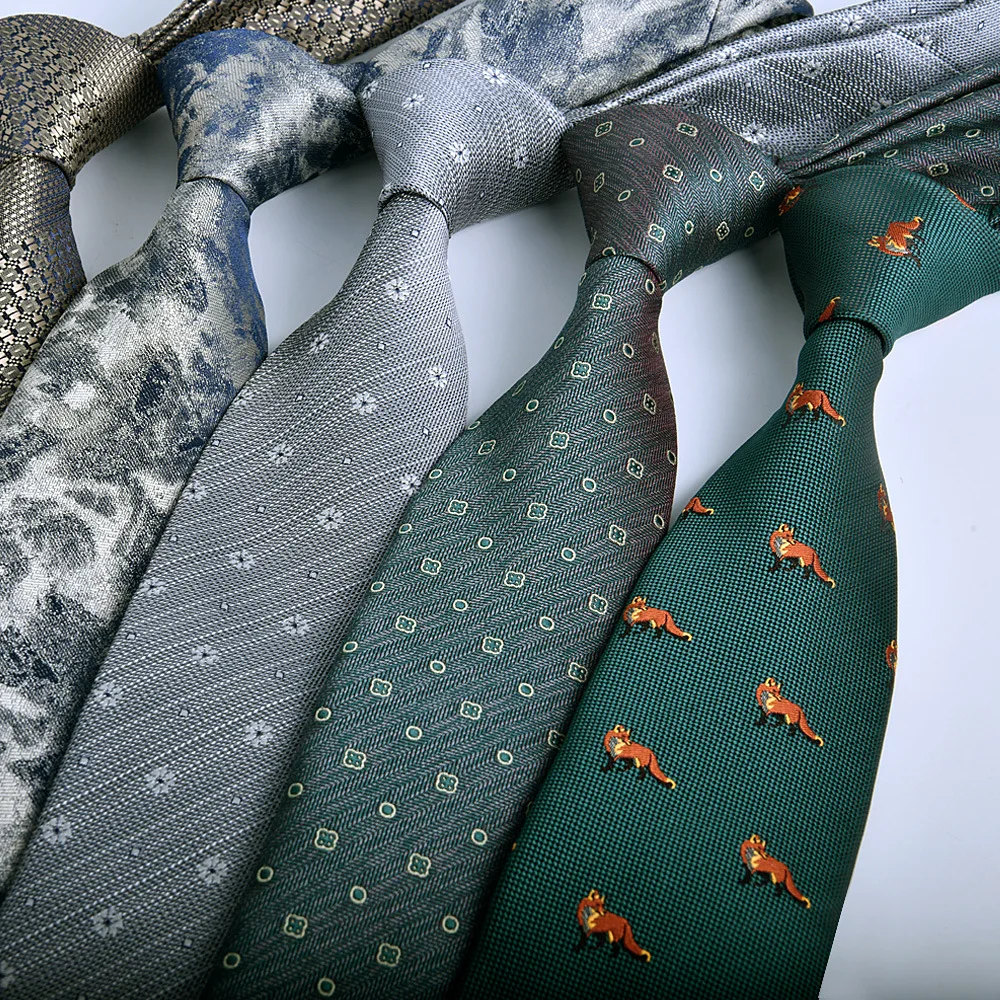 Silk Printed Tie for Mens Retro Hand Tie Mulberry Silk Gift Box Tie