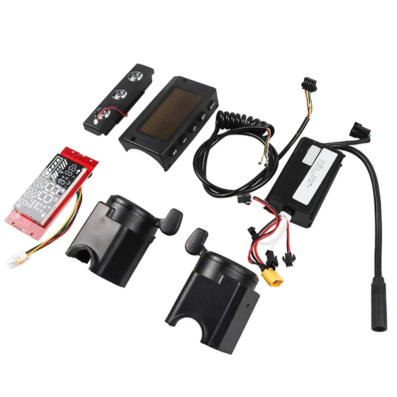 

For KUGOO Electric Scooter Controller 36V 350W Throttle Display Panel Headlight Electric Scooter Controller 8 Inch Kit Parts