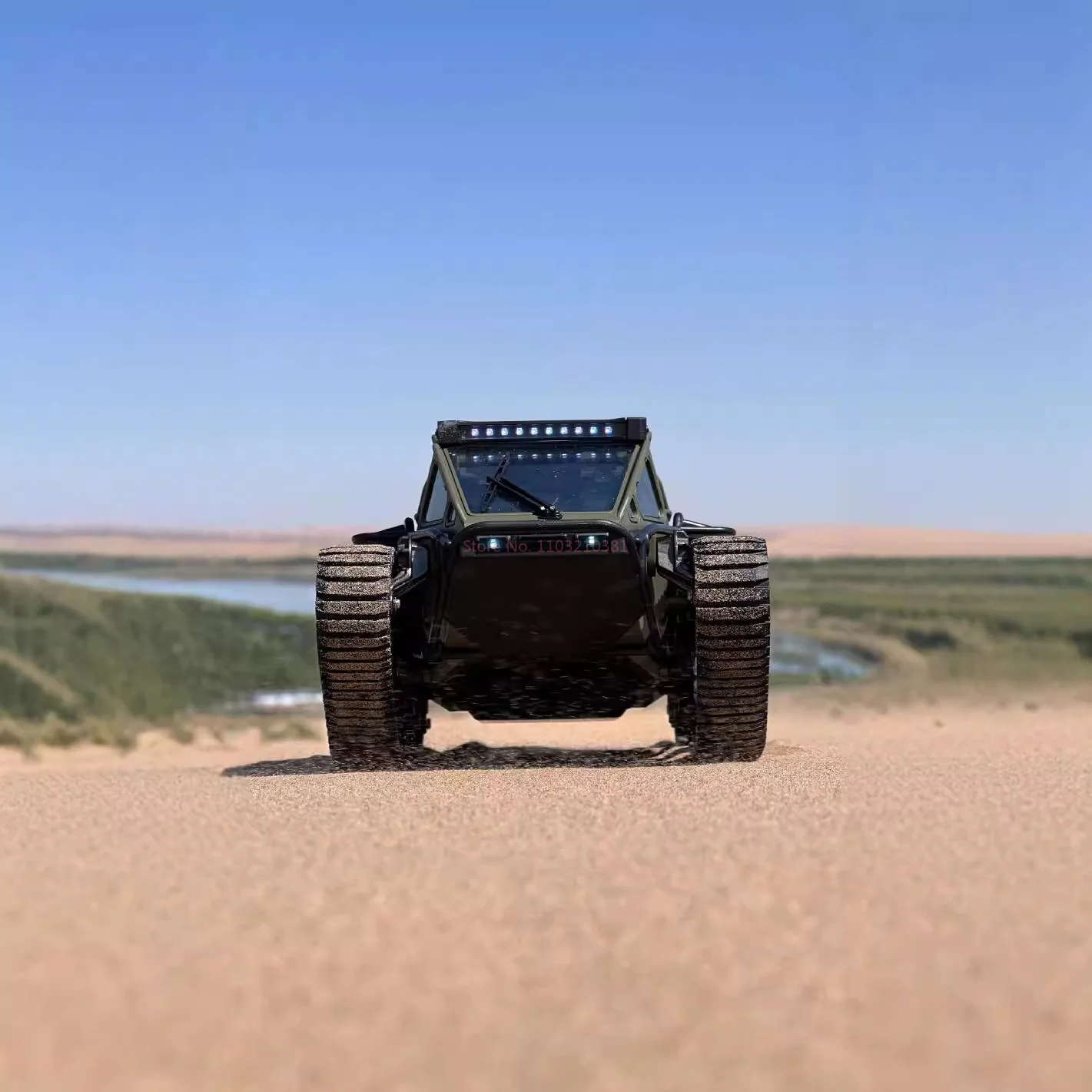 New Pattern Full Scale Multi Terrain Tracked Off-Road Vehicle Lighting Electric Rc Remote Control Tank Car Boy Toy Holiday Gifts 5