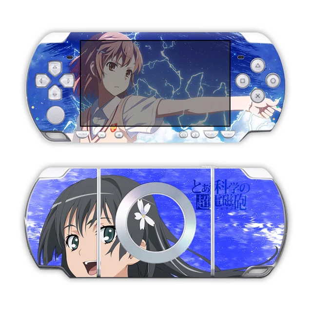 Anime bonito menina adesivo de pele de vinil protetor para psp1000 psp 1000  decalque capa - AliExpress