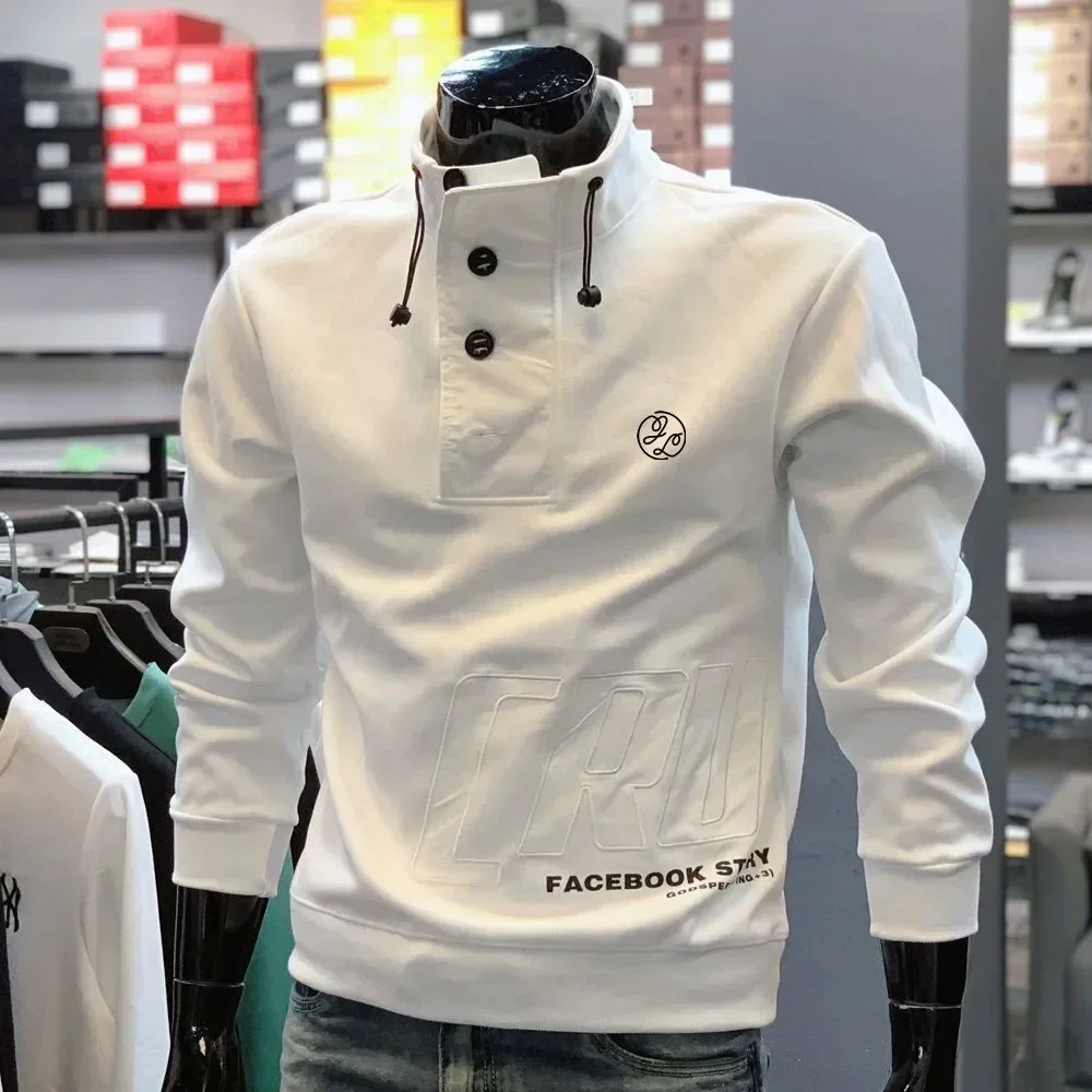 Autumn Men Golf T-shirt Long Sleeve Top Tennis Shirt Elastic Fast Dry High Quality Slim Man Golf Shirts Men Clothing