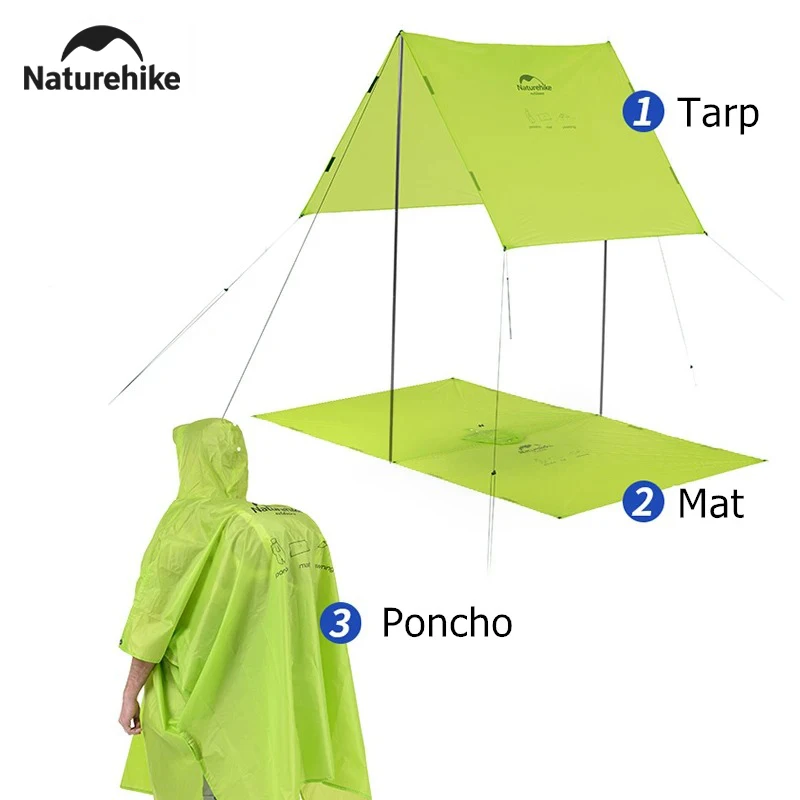 3-in-1 Waterproof Rain Poncho 4