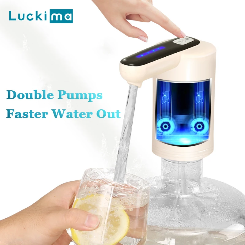 Smart Automatic Wireless Water Dispenser Pump Di Alta Qualità Usb Ricaricabile Gallon Water Pump Interruttore Portatile Per Borraccia