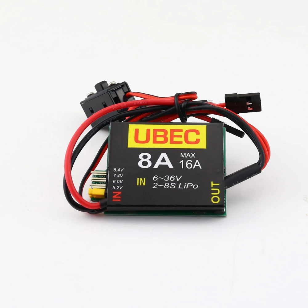 8A/16A 5 2/6 0/7 4 V/8 4 UBEC-8A 2S-6S 6-36 Doppel  Produktbild-Vorschau 3