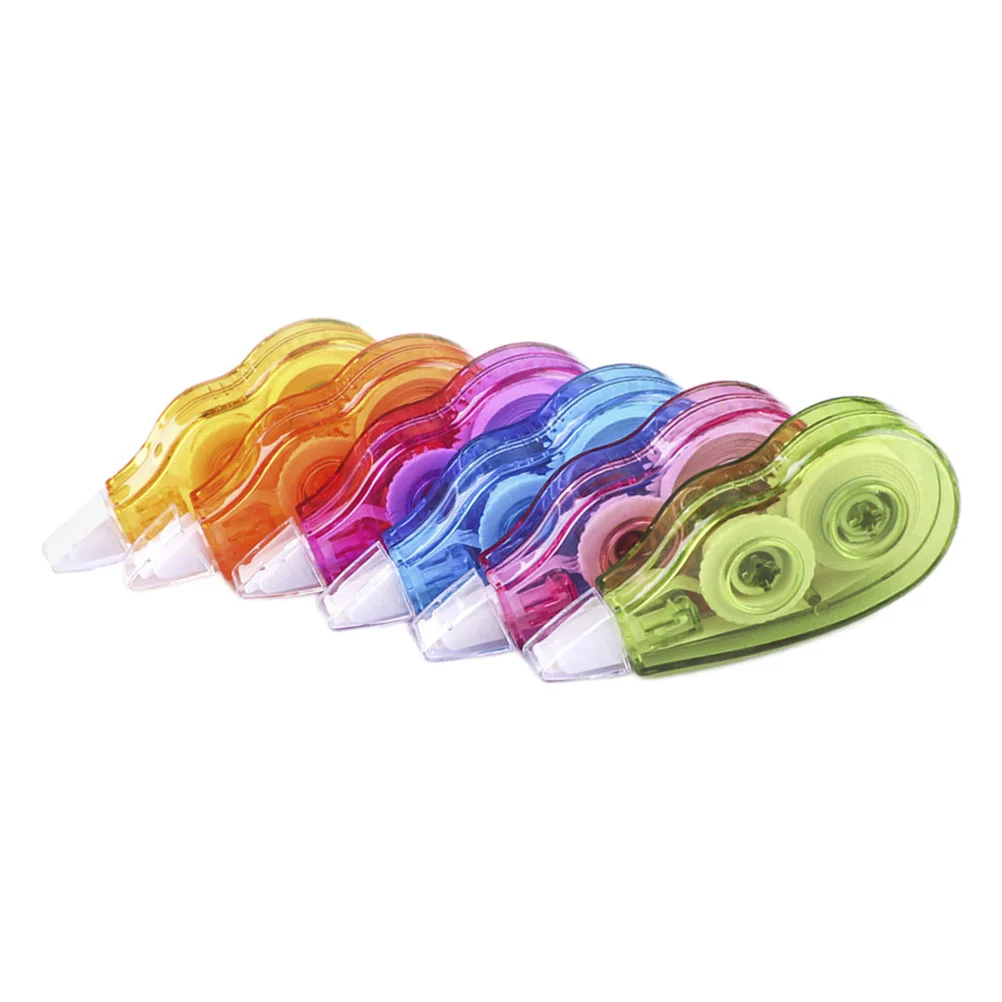 

6 Pcs Correction Tape Household Corrected Tapes Children Accessory Kids Suit Case Student Portable Stationery Supply White Out