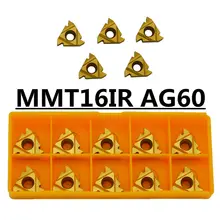 

10pcs 16IR AG60-S UE6020 Carbide Threaded Insert Cemented Carbide Blade Cnc Metal Lathe Machine Mechanical Turning Tools