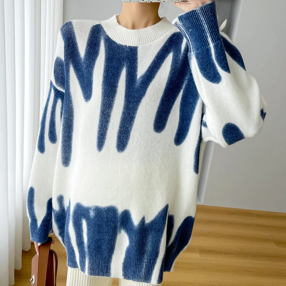 Autumn Winter Maternity Sweaters Long Sleeve Pregnant Woman clothing Knitting Pullovers Coats pregnancy photoshoot Sweaters