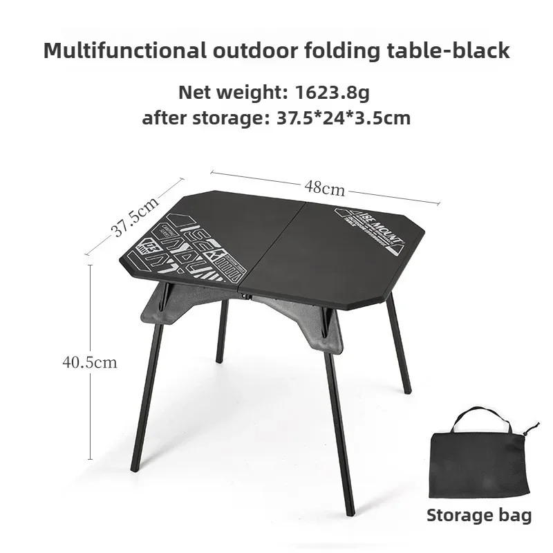 ISE MOUNT Outdoor Folding Table Camping table Portable Lifting