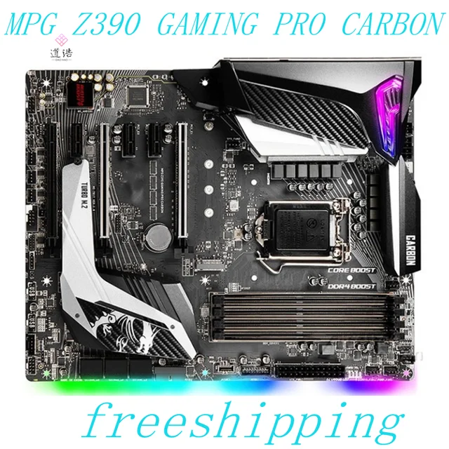 Scheda Madre Da Gioco MSI Z390 Gaming Pro Carbon LGA1151 M.2 USB 3.1 Gen 2 DDR4 HDMI DP SLI ATX Z390
