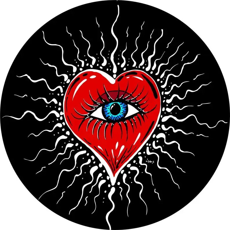 

Чехол для запасной шины Eye Heart Design ~ все размеры доступны в меню ~ вариант открывания камеры в меню ~ протектор для шин повышенной прочности