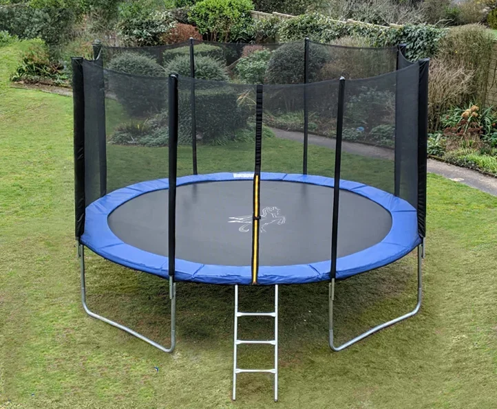 

Outdoor Jump 12FT 14FT 16FT Trampoline With Net Backyard Playground Big Trampoline For Kids Adults