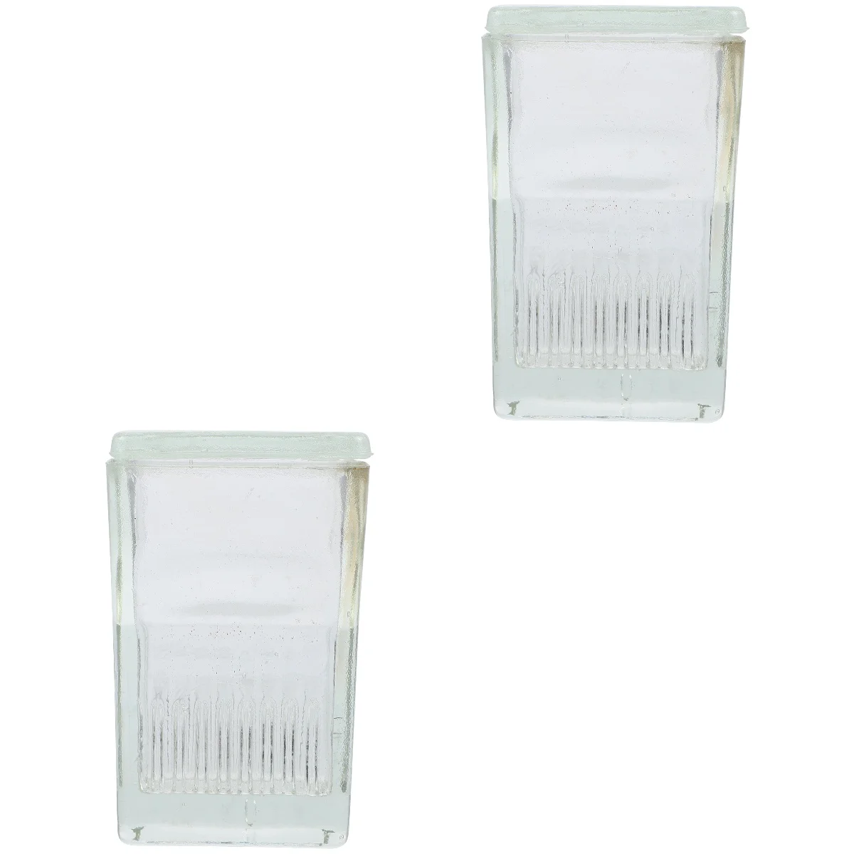 

Стеклянная баночка для окрашивания, 2 шт., прозрачная 9-скользящая лаборатория для лабораторий, технические инструменты