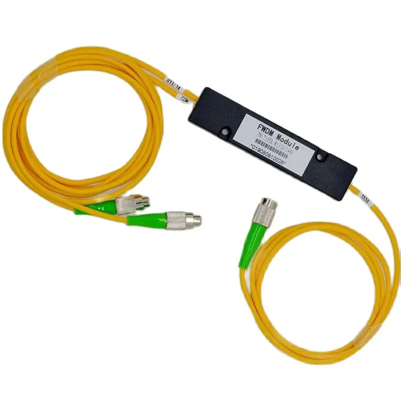5pcs New FWDM 1310/1490/1550nm Fiber Wavelength Division Multiplexer Optical 1:2 FC APC Connector Wholesale Free Shipping