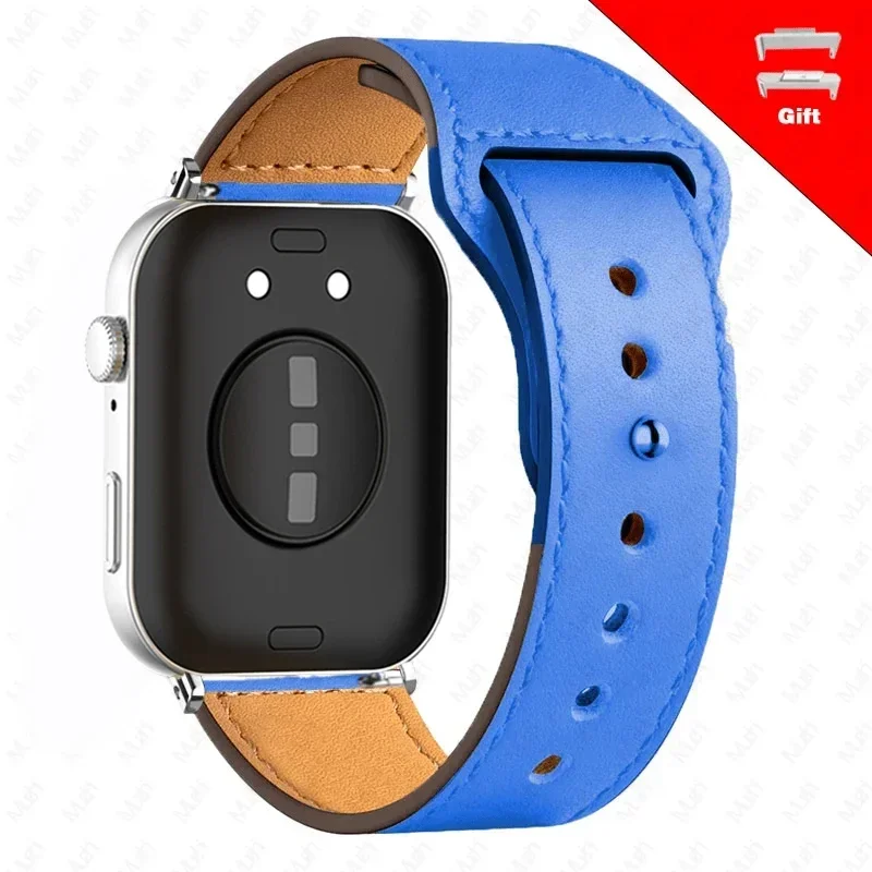 Premium Leather Smartwatch Band - Elegant Replacement Wristband Strap Accessories