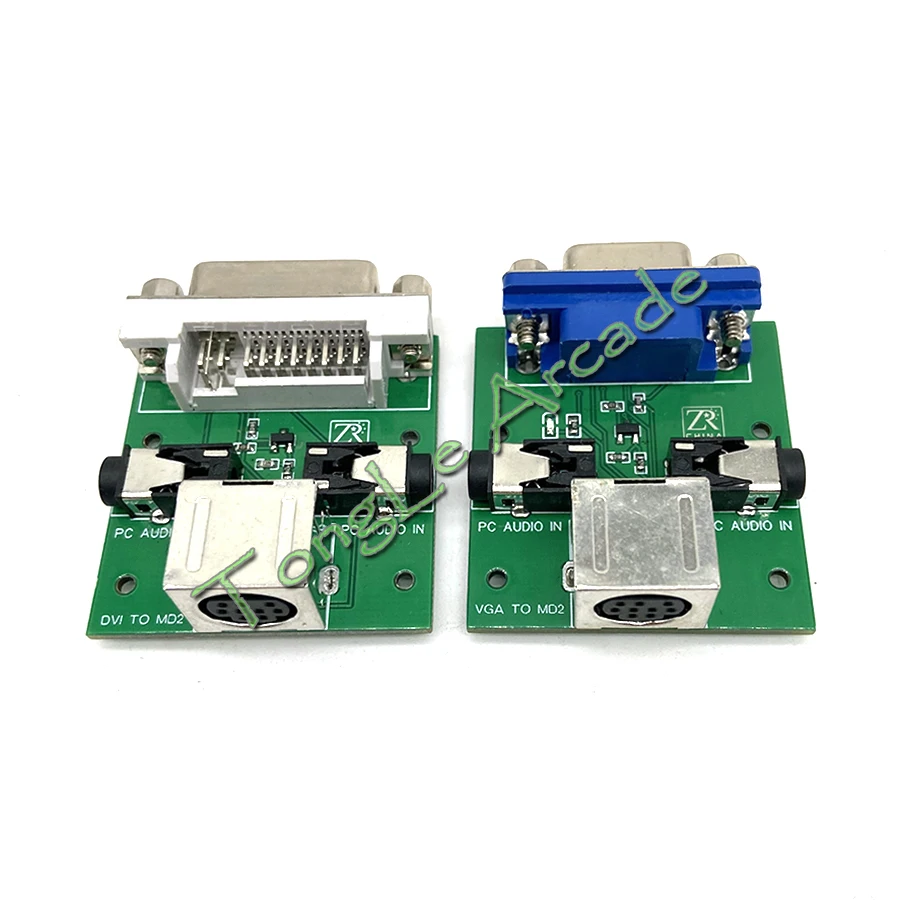 

VGA / DVI To RGBS MD2 Male To Female Vedio Converter DVI 24+5 To MD Adapter for Arcade MAME Game Mchine No need Extra Power