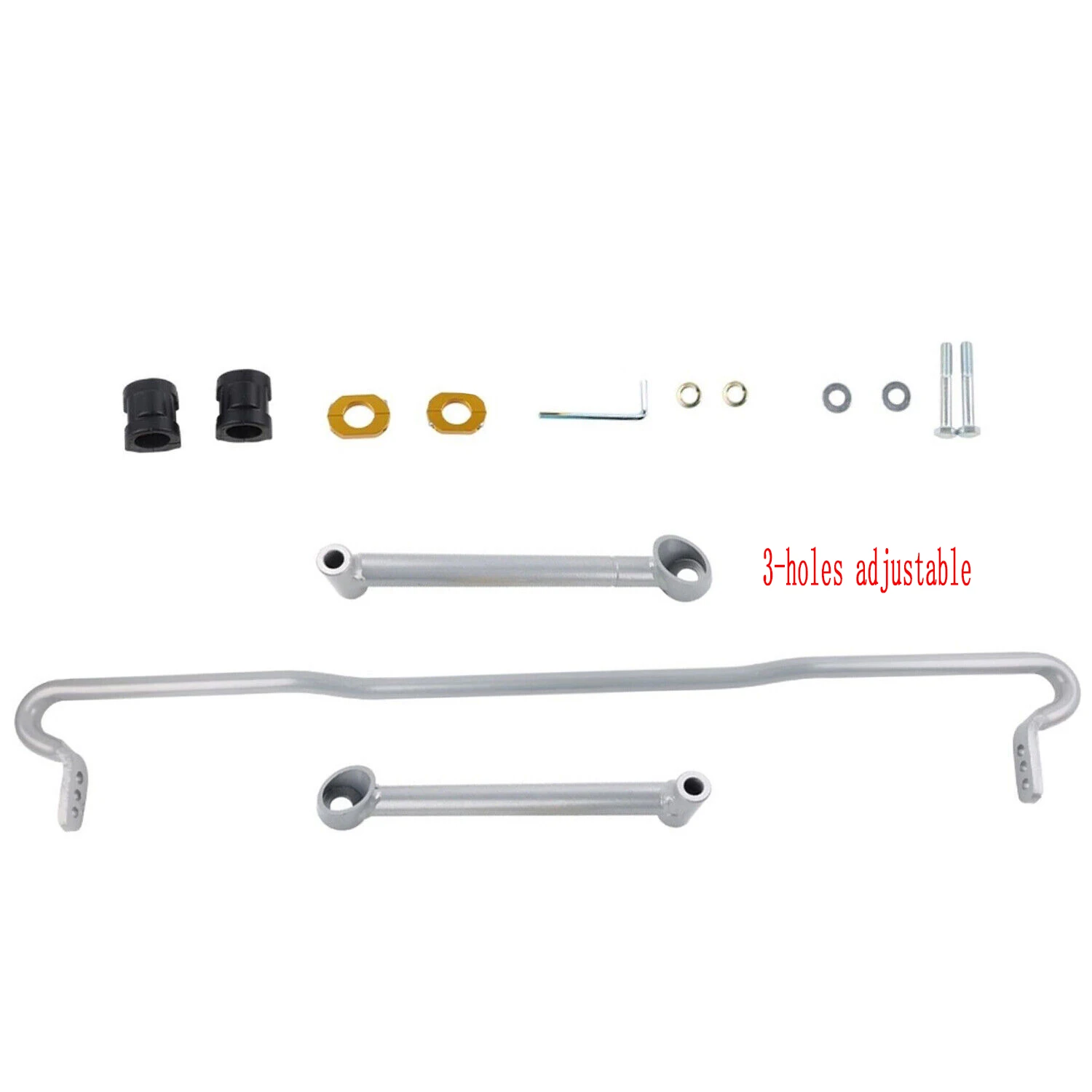 performance racing parts Rear Sway bar 22mm X heavy duty blade adjustable Kit UPGRADE for Subaru WRX & STI 08-19