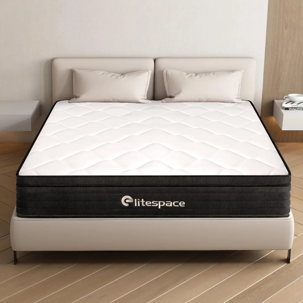 

Hybrid Full Mattress, Memory Foam 10 Inch Size Spring Mattress To Fit All Bed Frame Mattresses, Medium Firmness Mattresses