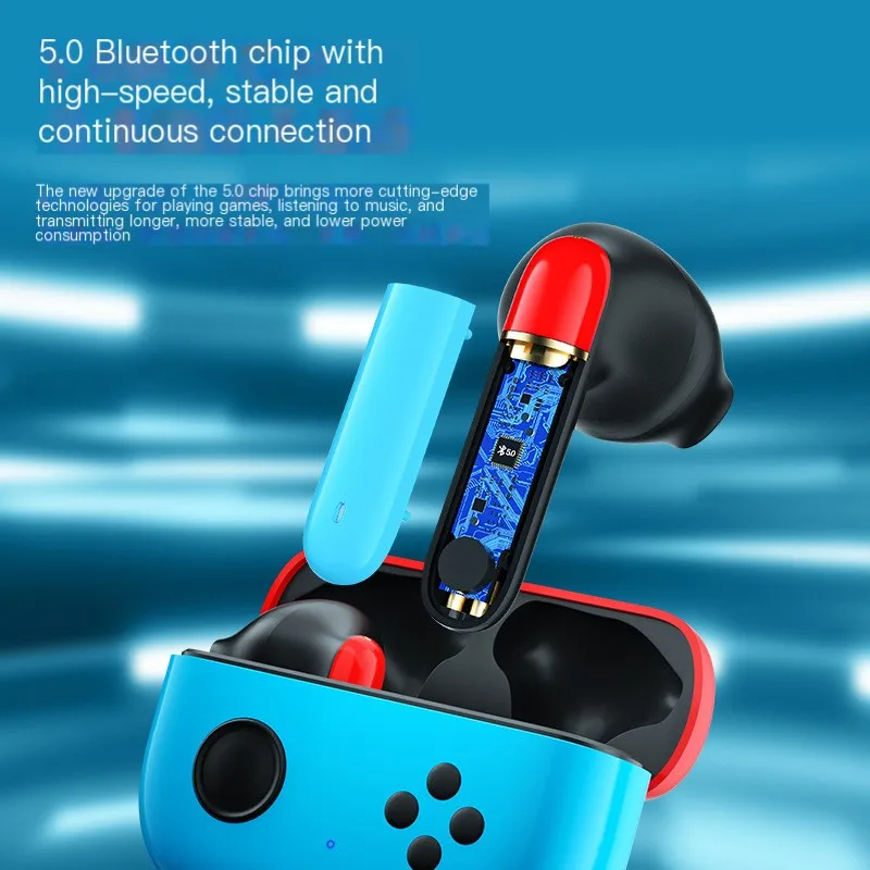 Fones Intra-auriculares sem Fio dos Desenhos Animados Bluetooth Fones de Ouvido com Cancelamento de Ruído Fones de Ouvido Tws Gaming para Meninas - Image 2