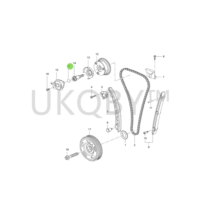 55592715 55561100 Applicable to Be ko nk ol a Automobile camshaft valve sealing ring eccentric shaft electric oil seal