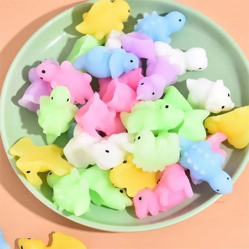 Mochi Squishy Toy Dinosaur Sensory Fidget Stress Relief ADHD Autism Anxiety Therapy Kids Toys Party Favors Classroom Prize squeeze stress ball toy