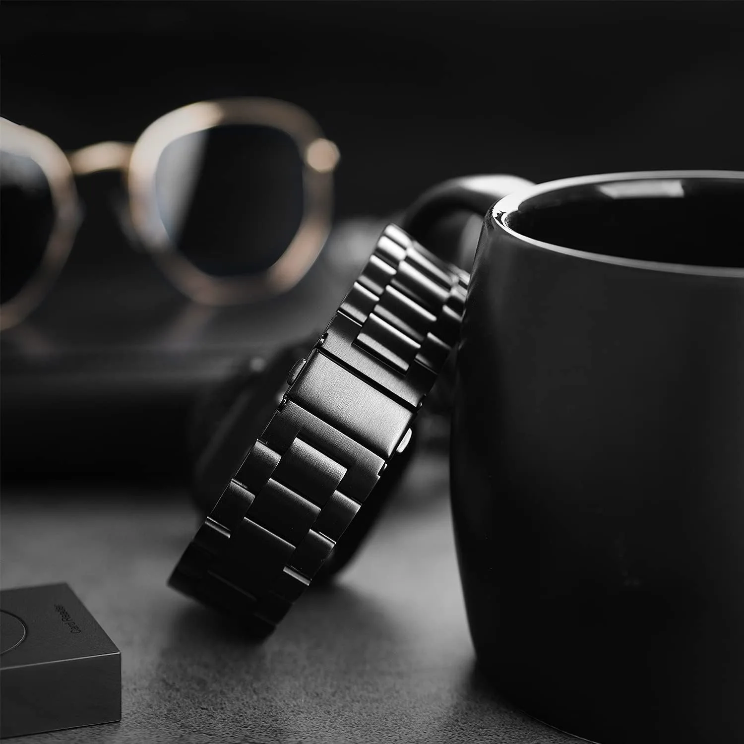 Elegant Stainless Steel Watch Strap - Premium Metal Belt